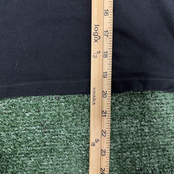 John Galt Shirt Womens One Size Black 14 Graphic Crop Tee Short Sleeve Cotton - Picture 5 of 6